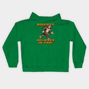 Bigfoot Believes in You! Kids Hoodie